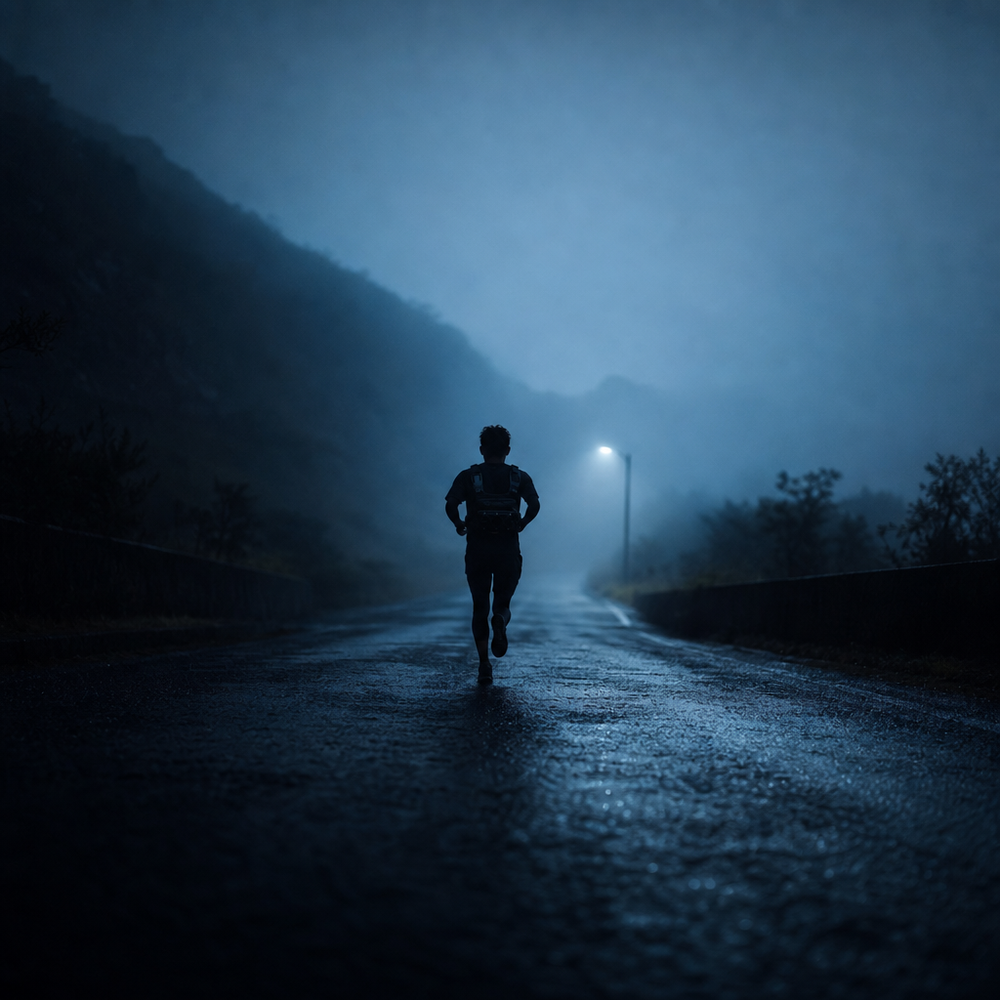 Marathon and mountain